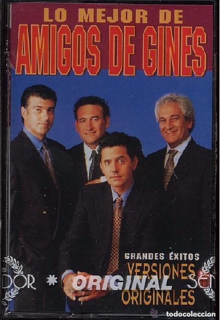 Casetes antiguos: Lo mejor de Amigos de Gines &ndash; Grandes &eacute;xitos (Cassette) - Foto 1