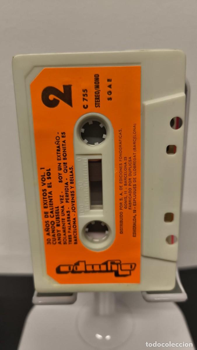 Casetes antiguos: Andy Russell - 30 A&ntilde;os de &Eacute;xitos Vol. 1 (Cassette) - Foto 6