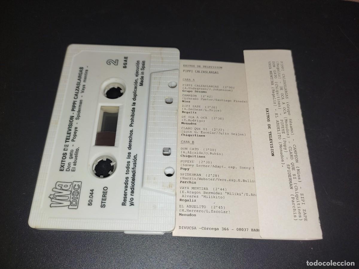 Casetes antiguos: CINTA CASSETTE PIPPI CALZASLARGAS - Foto 2