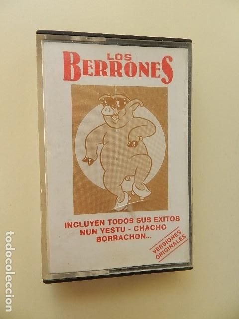 Casetes antiguos: K7 Los berrones Versiones originales Todos sus &eacute;xitos a&ntilde;o 1991 - Foto 1