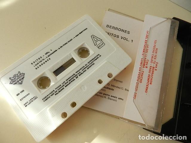 Casetes antiguos: K7 Los berrones Versiones originales Todos sus &eacute;xitos a&ntilde;o 1991 - Foto 4