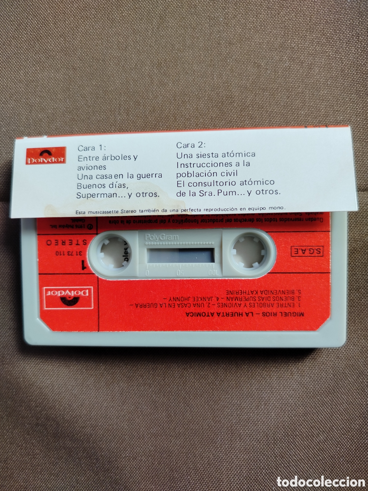 Casetes antiguos: Miguel Rios Cassette - Foto 2