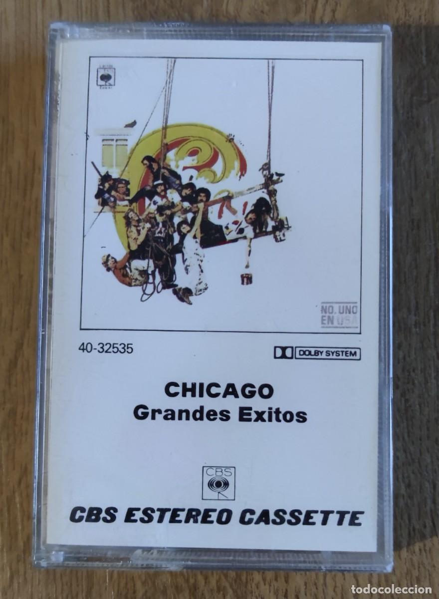 Casetes antiguos: Cassette Chicago - Grandes &Eacute;xitos (1976) edici&oacute;n espa&ntilde;ola - Foto 1