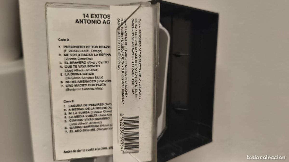 Casetes antiguos: Antonio Aguilar - 14 &Eacute;xitos (Cassette) - Foto 4