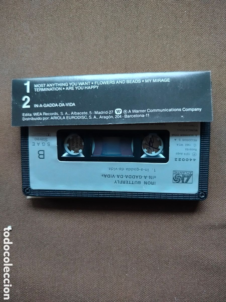 Casetes antiguos: Iron Butterfly Cassette - Foto 2