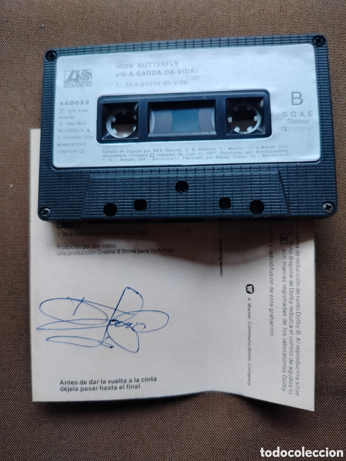 Casetes antiguos: Iron Butterfly Cassette - Foto 3