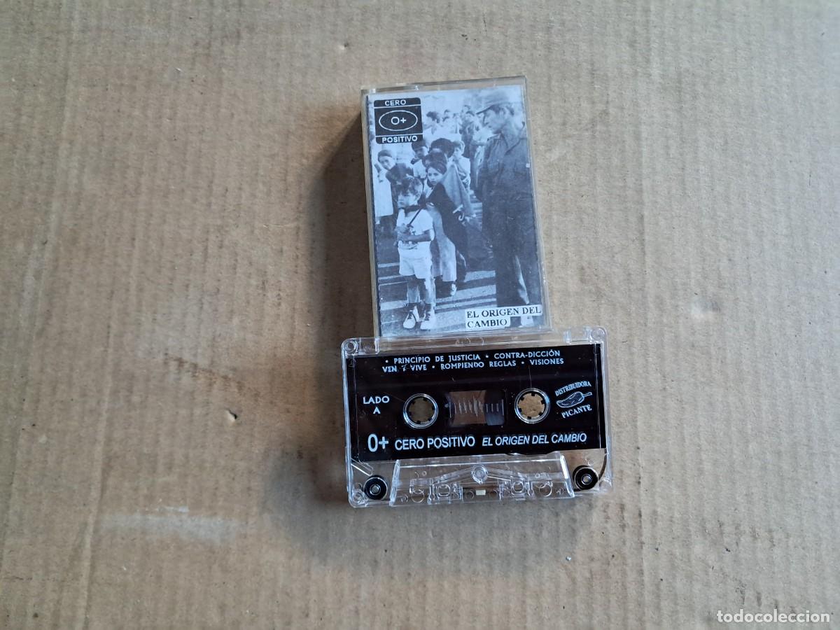 Cassetes antigas: 0+ CERO POSITIVO - EL ORIGEN DEL CAMBIO CASETE 1998 PUNK ROCK MEXICO