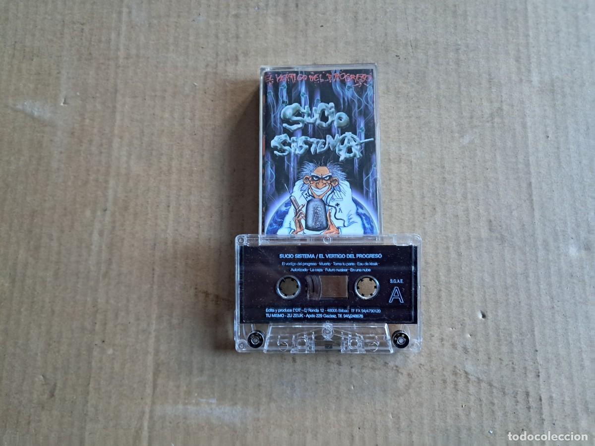 Cassetes antigas: SUCIO SISTEMA - EL VERTIGO DEL PROGRESO CASETE 1997 PUNK ROCK EUSKADI