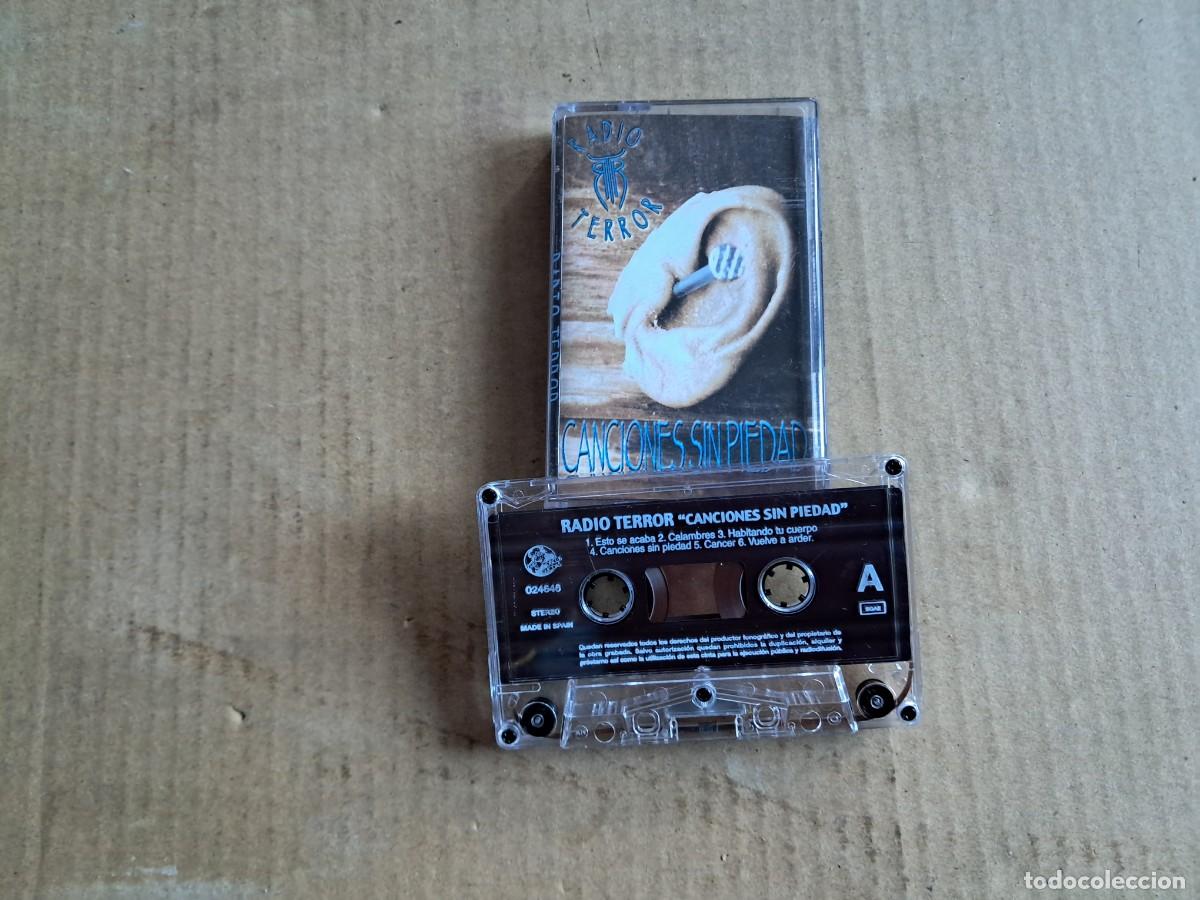 Cassetes antigas: RADIO TERROR - CANCIONES SIN PIEDAD CASETE 1999 PUNK ROCK