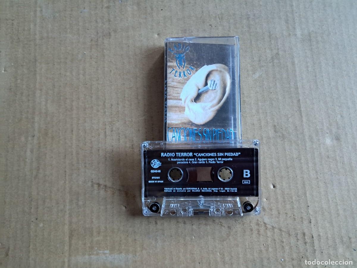 Cassette antiche: RADIO TERROR - CANCIONES SIN PIEDAD CASETE 1999 PUNK ROCK