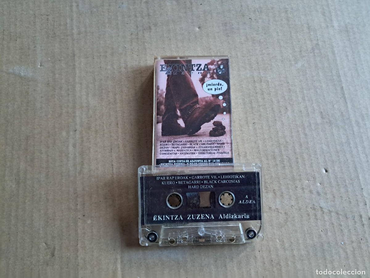Cassetes antigas: VARIOS ARTISTAS - EKINTZA ZUZENA ALDISKARIA CASETE 1995 PUNK ROCK