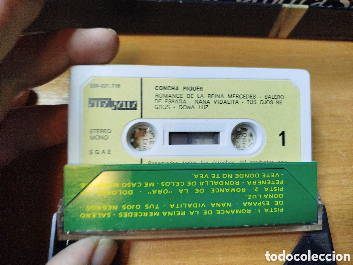 Casetes antiguos: Concha Piquer. Cassette - Foto 2