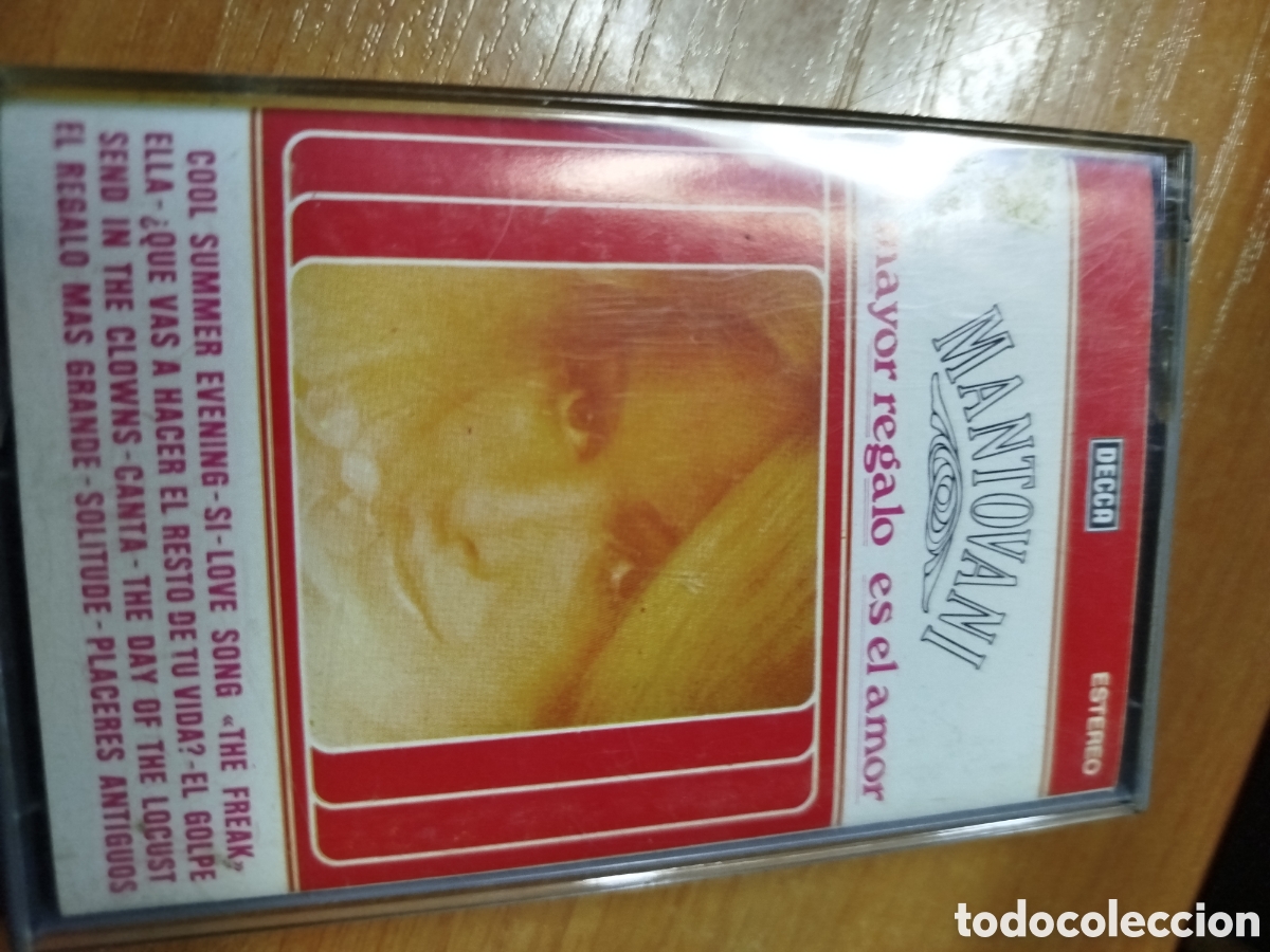 Casetes antiguos: Mantovani. El mayor regalo es el amor. Casete