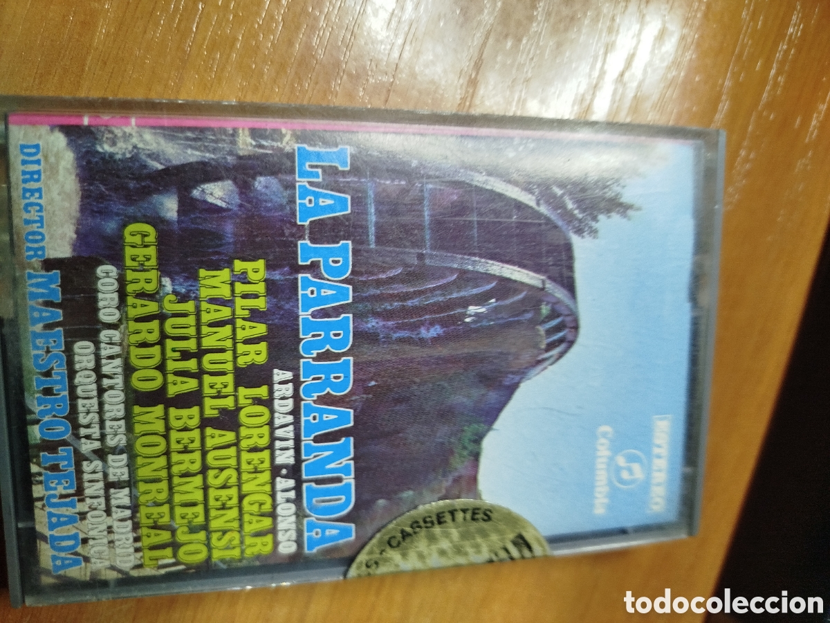 Cassetes antigas: La parranda. Pilar lorengar. Manuel Asensi. Julia Bermejo. Casete