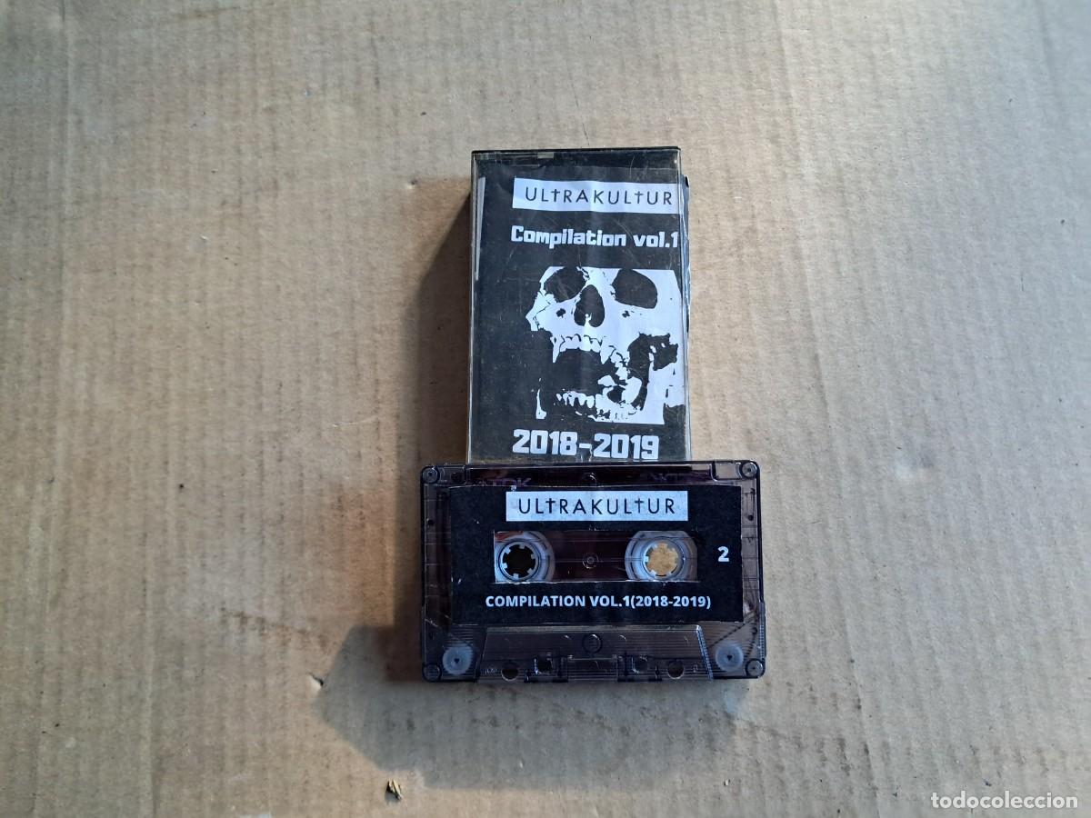 Cassetes antigas: VARIOS ARTISTAS - ULTRAKULTUR COMPILATION VOL 1 2018 & 2019 ( FUTURO TERROR MAUSOLEO ETC ) CASETE