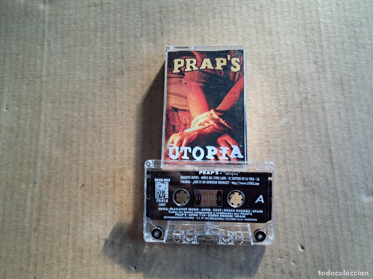 Casetes antiguos: PRAP&acute;S - UTOPIA CASETE 1997 HARDCORE - Foto 1