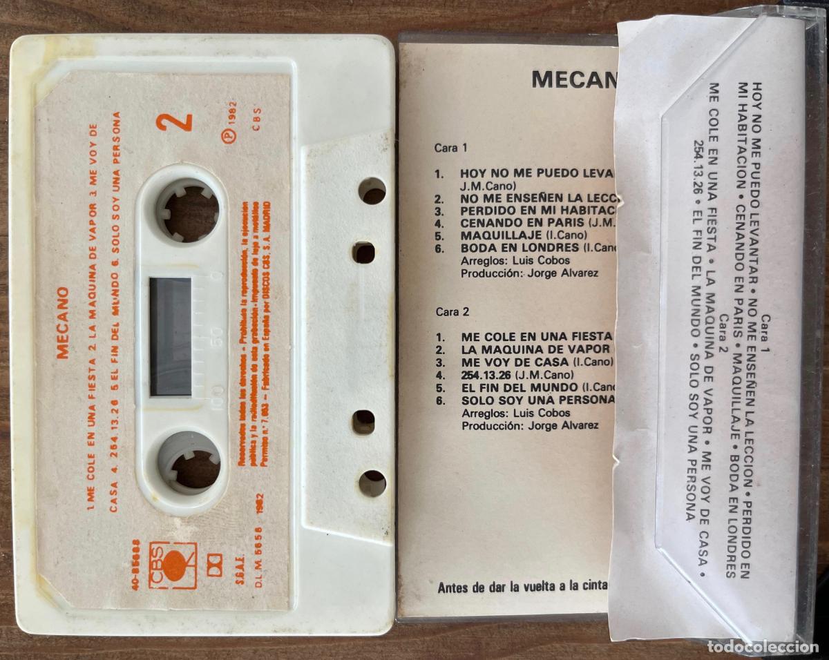 Casetes antiguos: MECANO. MECANO. CASETE PRIMERA EDICION 1982 - Foto 2