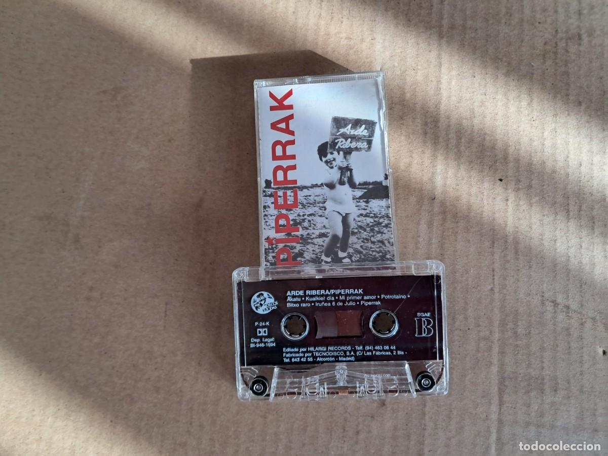 Casetes antiguos: PIPERRAK - ARDE RIBERA CASETE 1995 PUNK ROCK - Foto 1