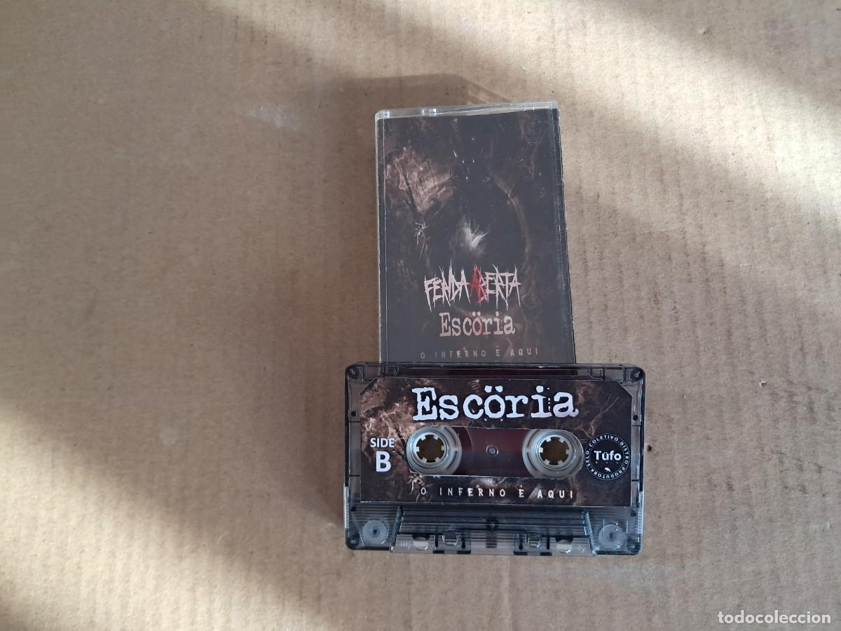 Casetes antiguos: FERIDA ABERTA & ESCORIA - O INFERNO E AQUI CASETE 2023 HARDCORE BRASIL