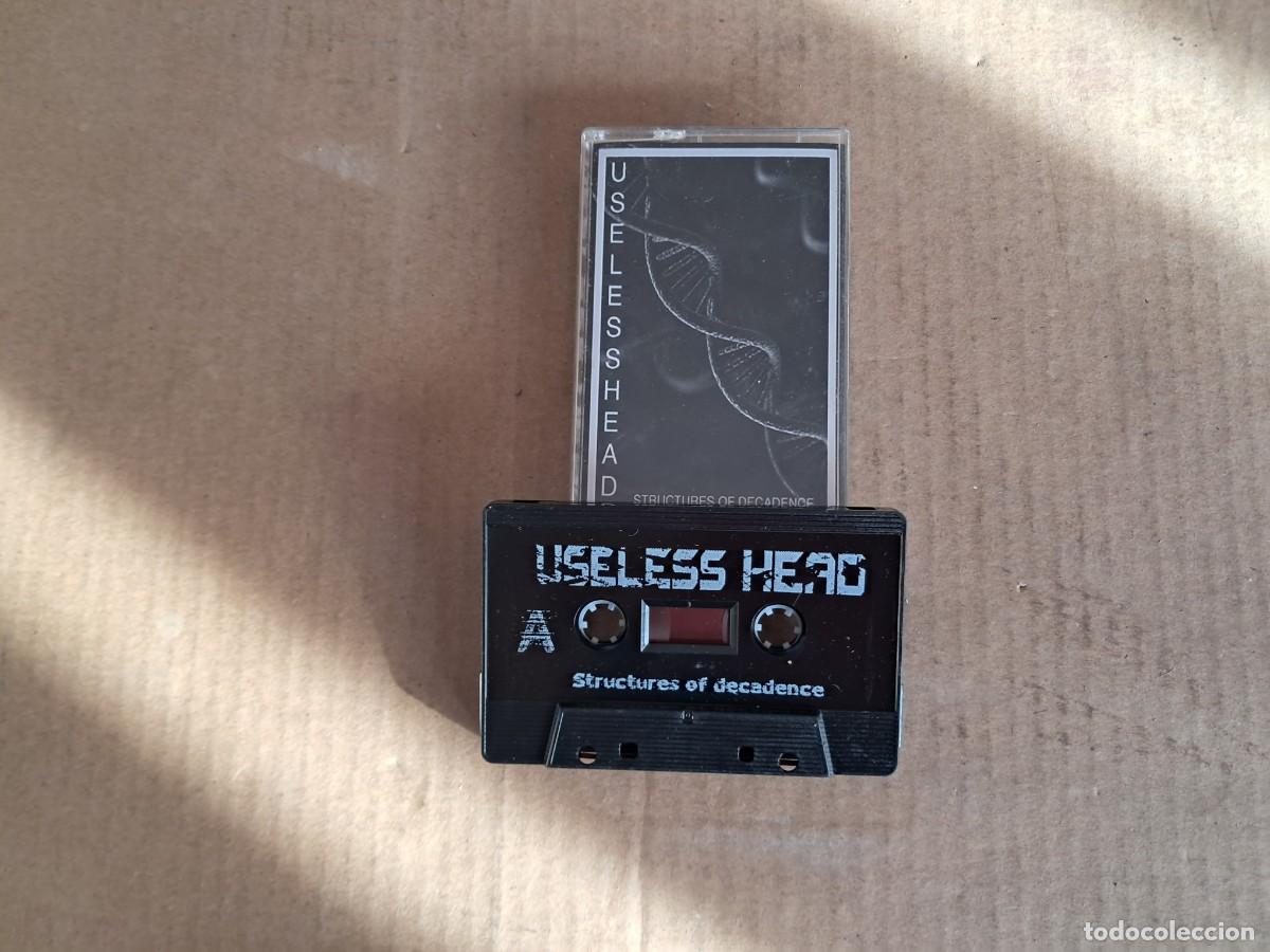 Casetes antiguos: USELESS HEAD - STRUCTURES OF DECADENCE CASETE 2020 METAL INDUSTRIAL EUSKADI