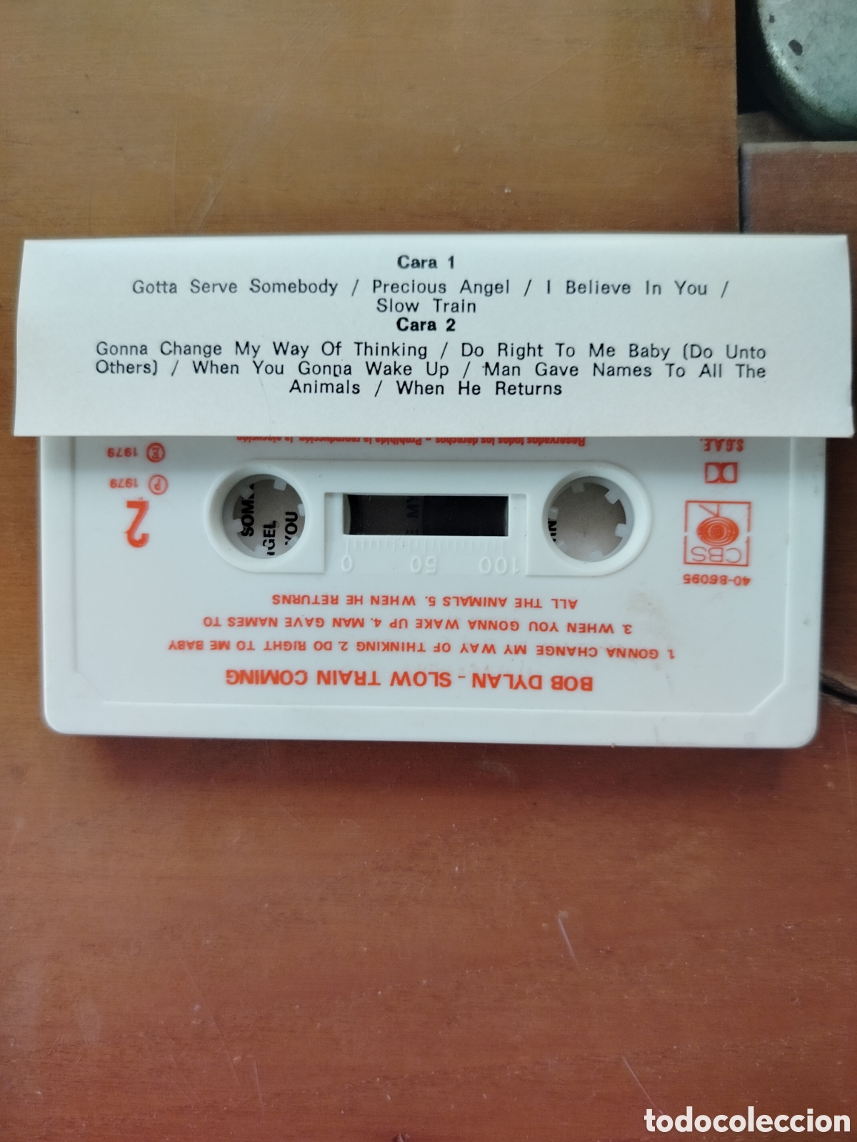 Casetes antiguos: Bob Dylan Cassette 1979 - Foto 2