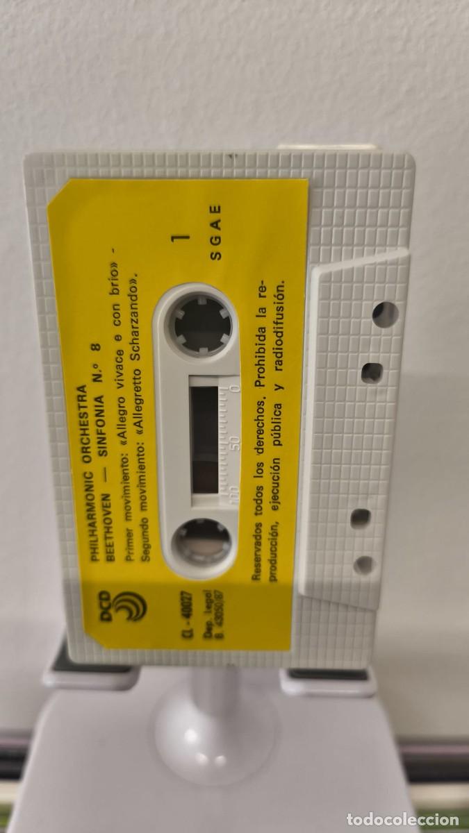 Casetes antiguos: Beethoven - Sinfonia N&uacute;mero 8 (Cassette) - Foto 2