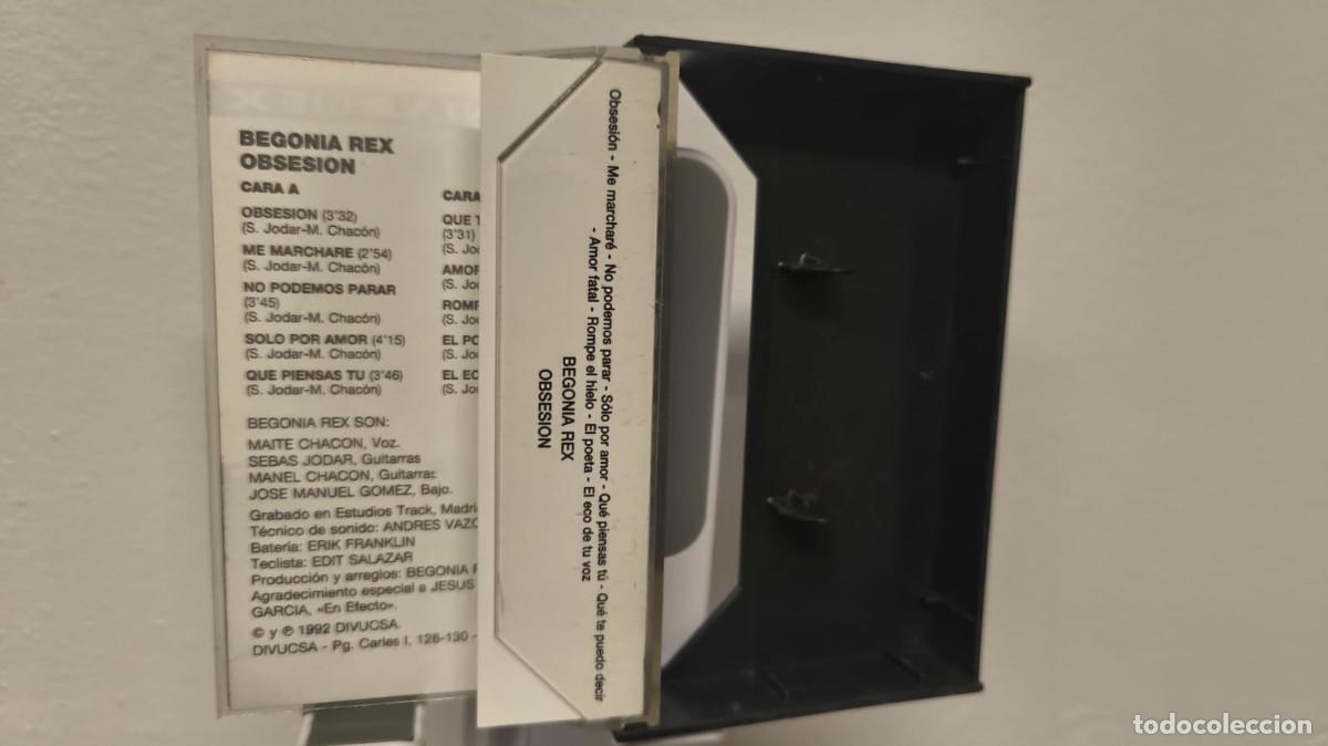 Casetes antiguos: Begonia Rex - Obsesion (Cassette) - Foto 4