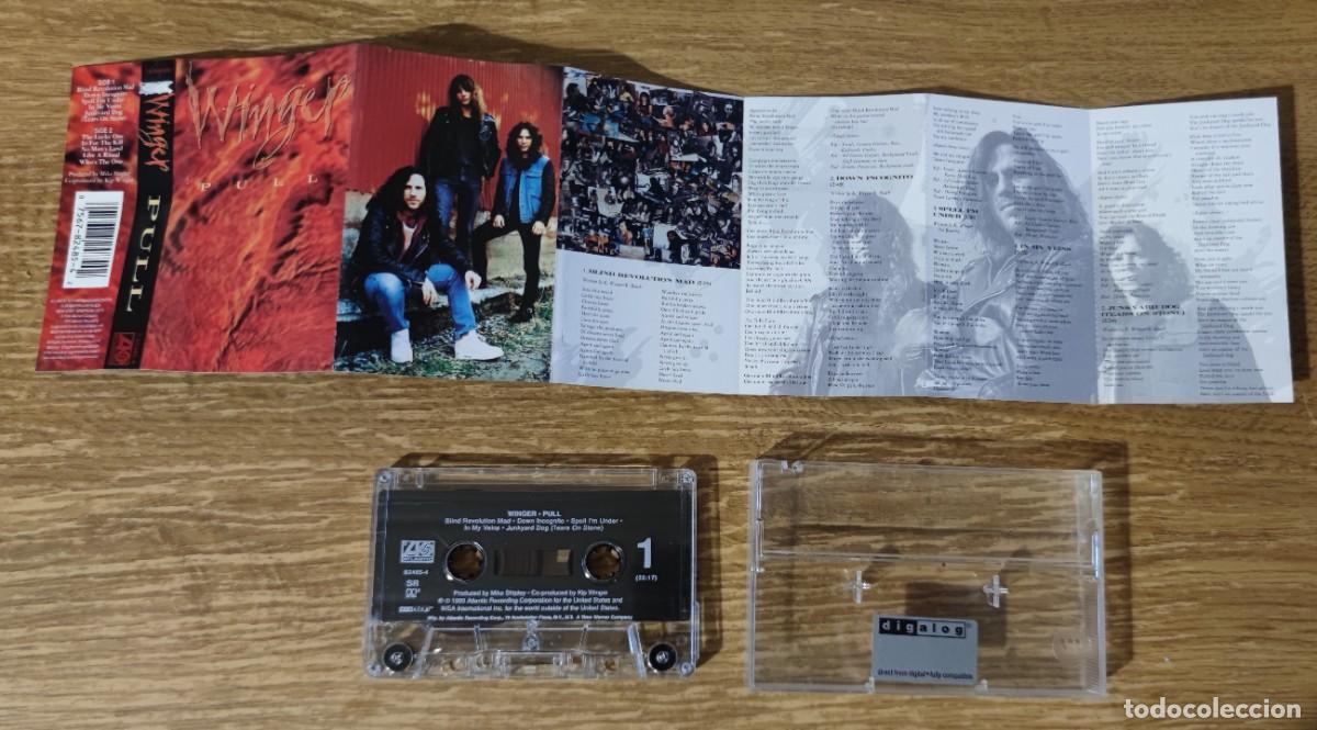 Casetes antiguos: Cassette Winger - Pull (1993) ed. americana - Foto 2