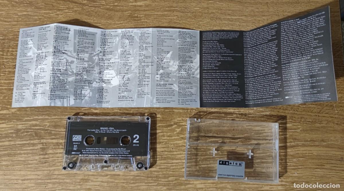 Casetes antiguos: Cassette Winger - Pull (1993) ed. americana - Foto 3