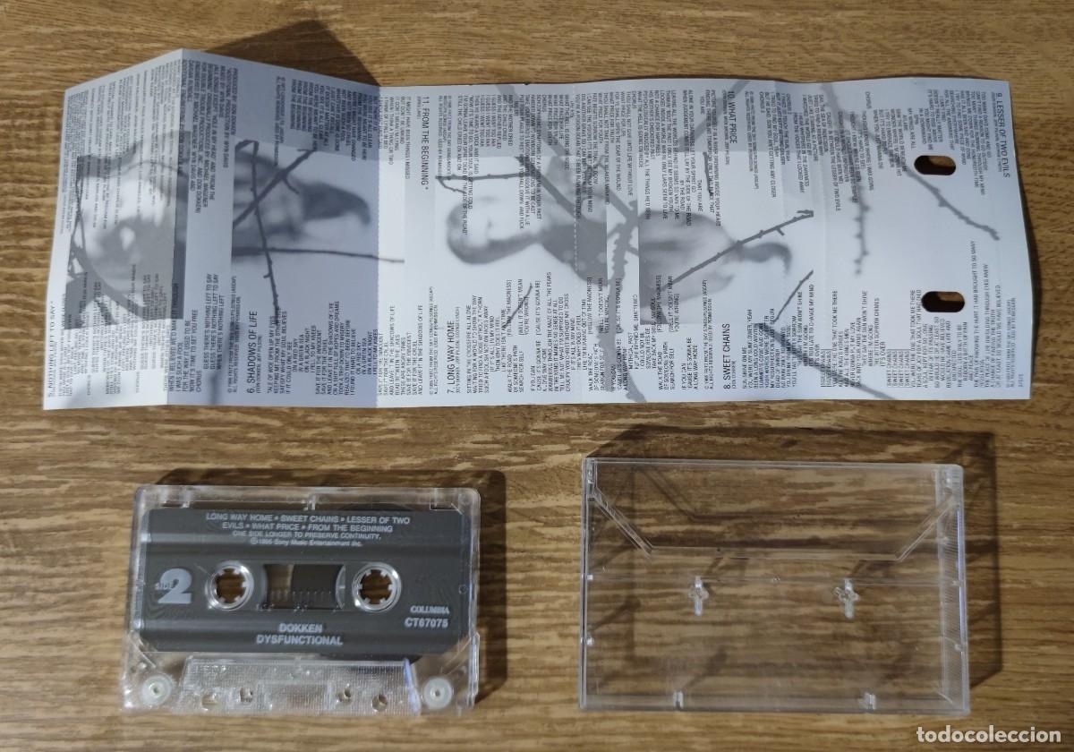 Casetes antiguos: Cassette Dokken - Dysfunctional (1995) ed. americana - Foto 3
