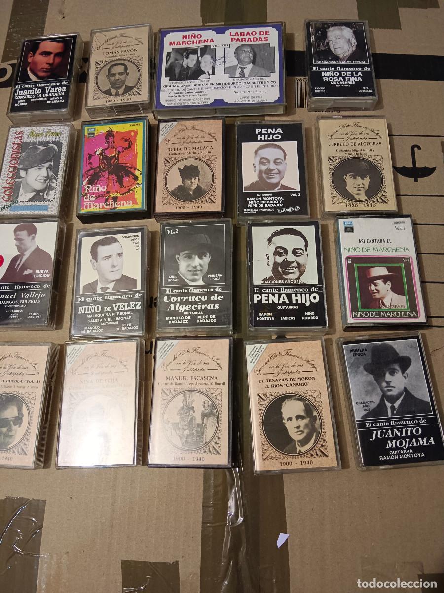 Cassetes antigas: FLAMENCO ANTIGUO 56 CINTAS CASSETTES DE COLECCIONISTA MC