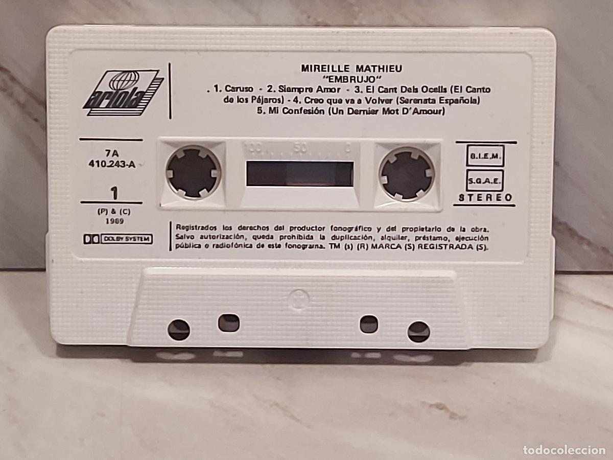 Casetes antiguos: MIREILLE MATHIEU / EMBRUJO / MC-ARIOLA-1989 / DE LUJO - Foto 2