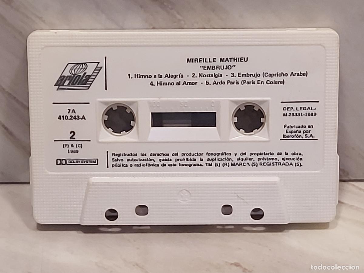 Casetes antiguos: MIREILLE MATHIEU / EMBRUJO / MC-ARIOLA-1989 / DE LUJO - Foto 3