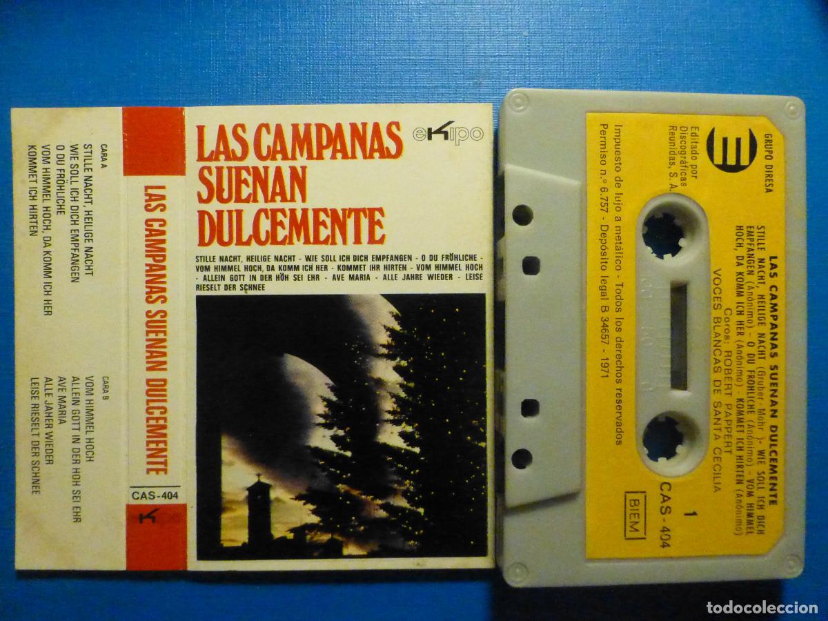 Old Cassettes: Cinta Canciones Navidad Las Campanas Suenan Dulcemente, Coro Voces Blancas Santa Cecilia, Ekipo 1971