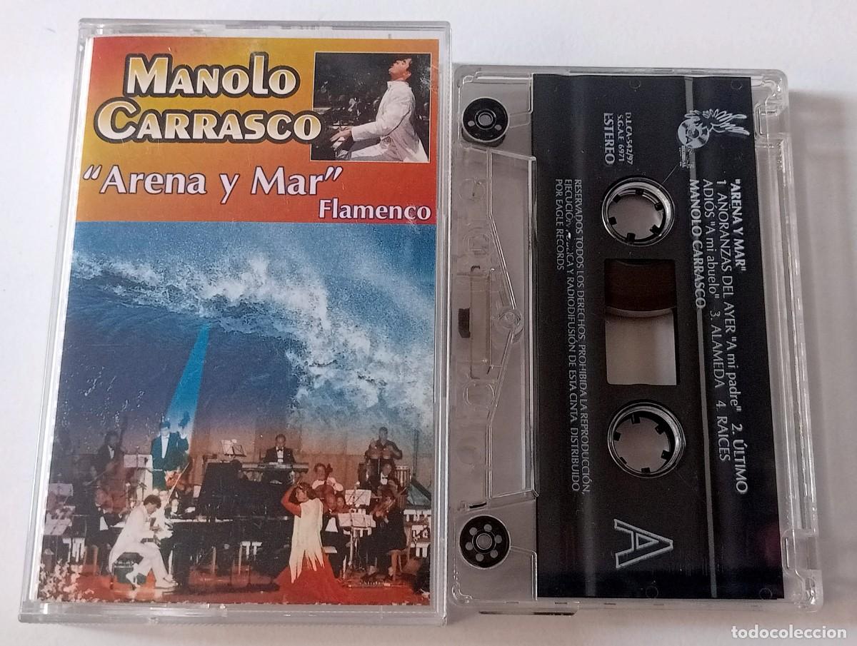 Casetes antiguos: CASSETTE MANOLO CARRASCO - ARENA Y MAR - Foto 1