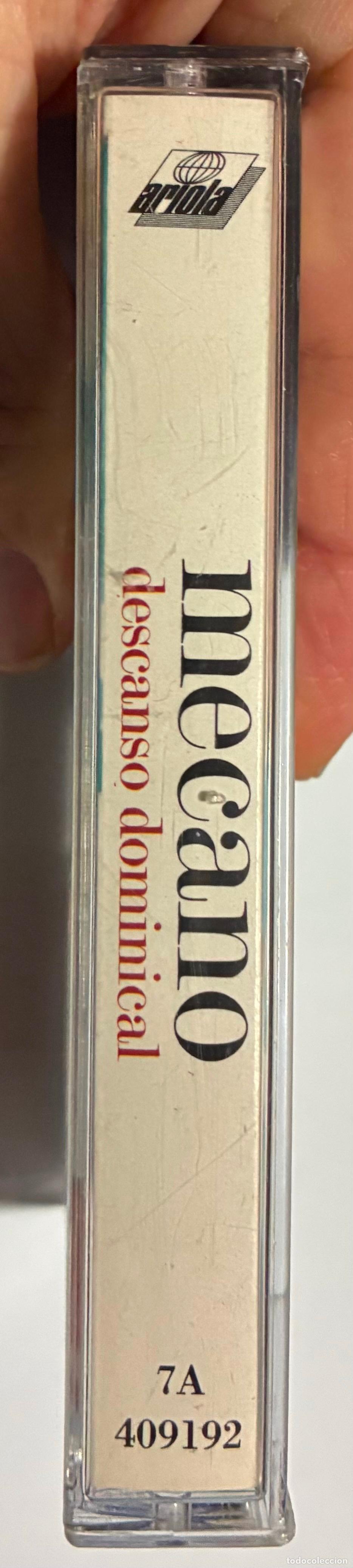 Casetes antiguos: MECANO, DESCANSO DOMINICAL, CASSETTE - Foto 3