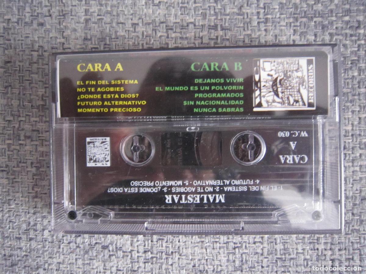 Casetes antiguos: CASSETTE - PUNK - MALESTAR - CASETE - CINTA - Foto 2