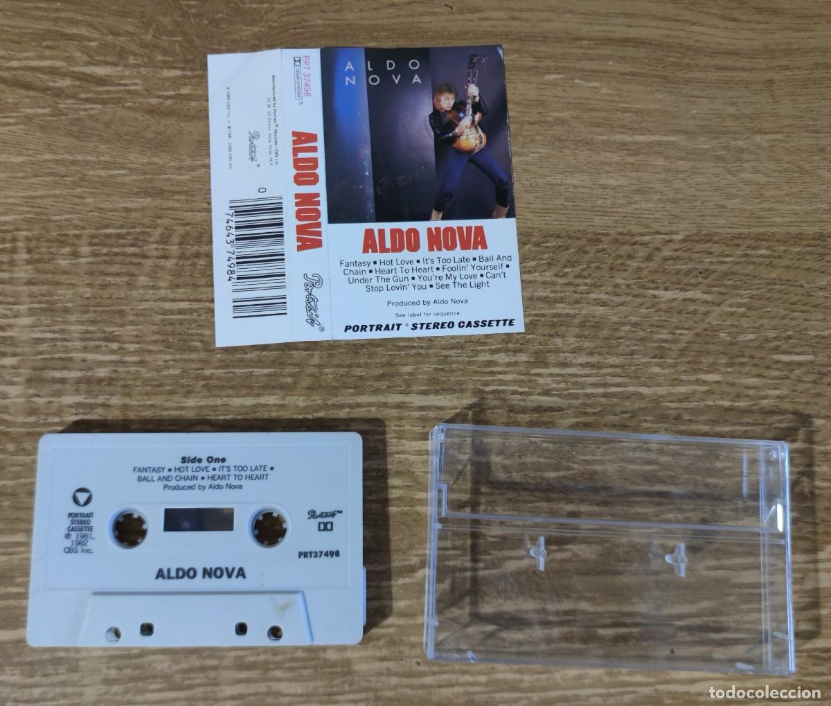 Casetes antiguos: Cassette Aldo Nova - Aldo Nova (1982) ed. americana - Foto 2