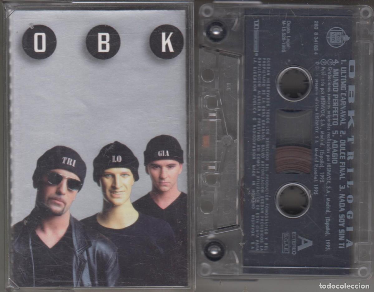 Casetes antiguos: OBK cassette Trilog&iacute;a 1995 - Foto 1