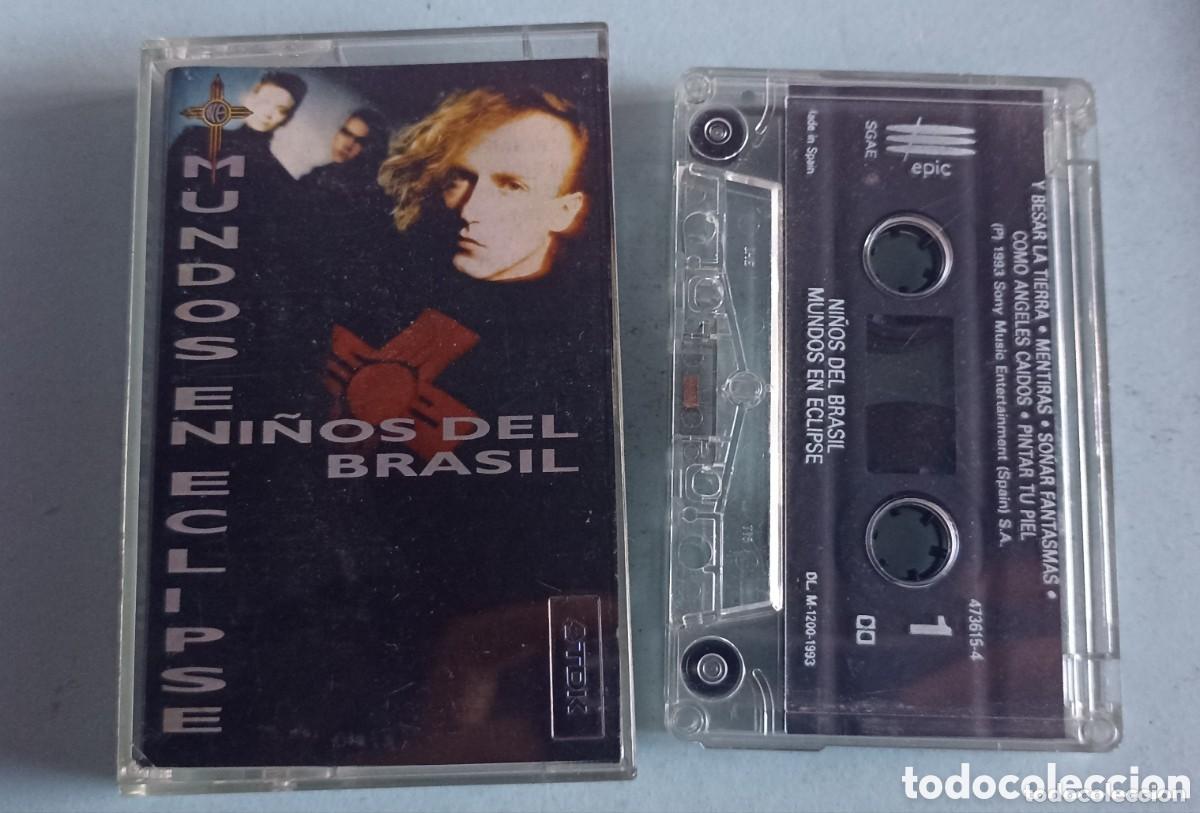 Casetes antiguos: Ni&ntilde;os Del Brasil, Los - Mundos En Eclipse (Epic - CBS, 1993) - Foto 1