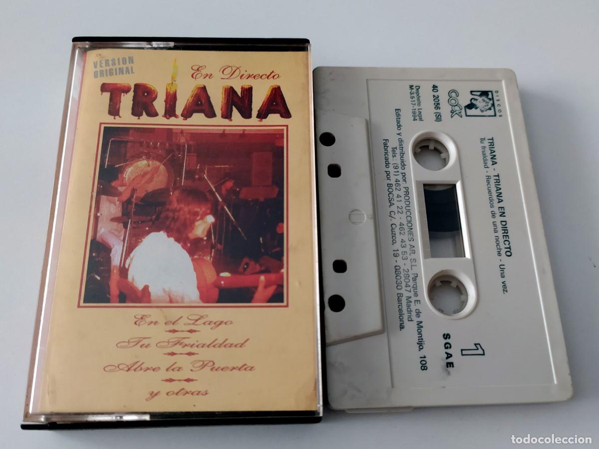 Casetes antiguos: CASSETTE TRIANA - EN DIRECTO - Foto 1