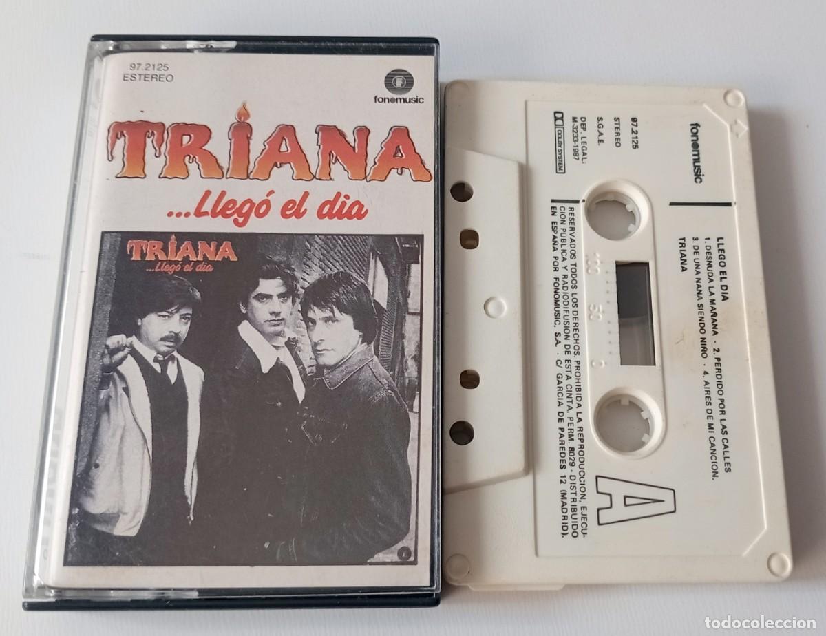 Casetes antiguos: CASSETTE TRIANA - LLEG&Oacute; EL D&Iacute;A - Foto 1