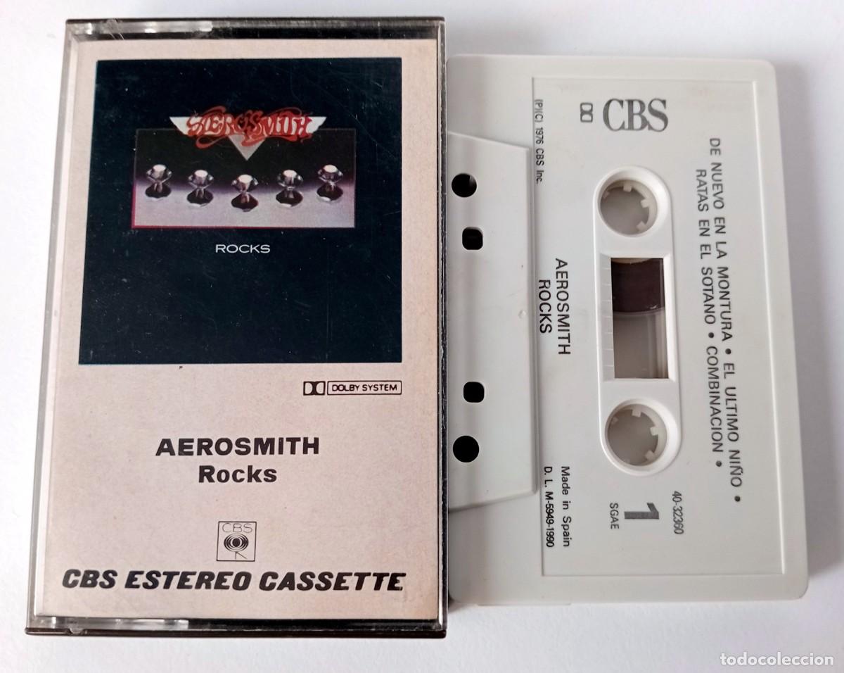 Casetes antiguos: CASSETTE AEROSMITH - ROCKS - Foto 1