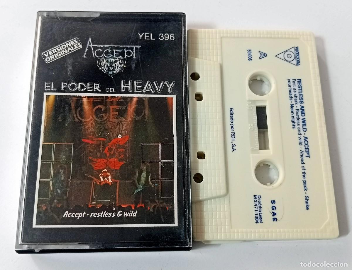 Casetes antiguos: CASSETTE ACCEPT - RESTLESS AND WILD