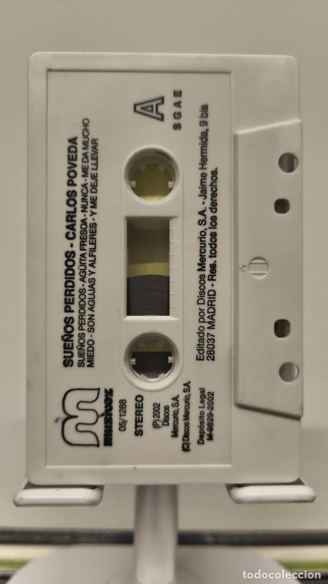Casetes antiguos: Carlos Poveda - Sue&ntilde;os Perdidos (Cassette) - Foto 4