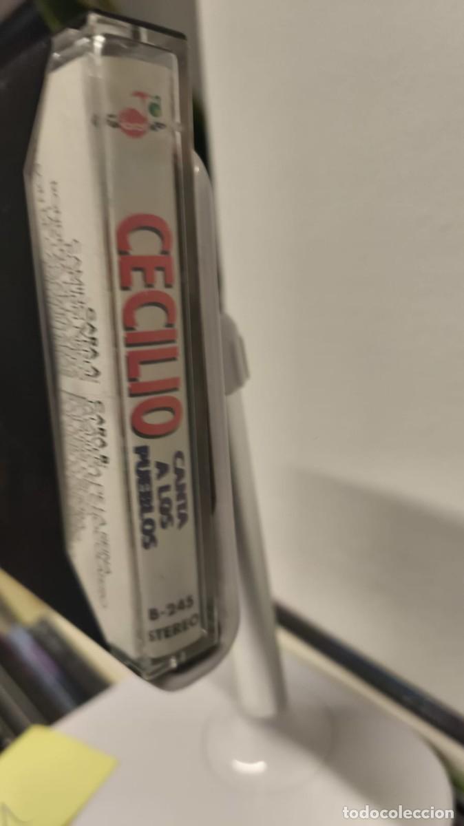 Casetes antiguos: Cecilio - Canta a los Pueblos (Cassette) - Foto 3