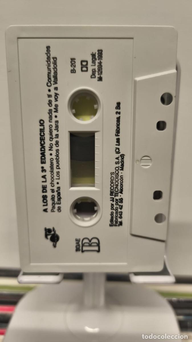 Casetes antiguos: Cecilio - A los de la Tercera Edad (Cassette) - Foto 5