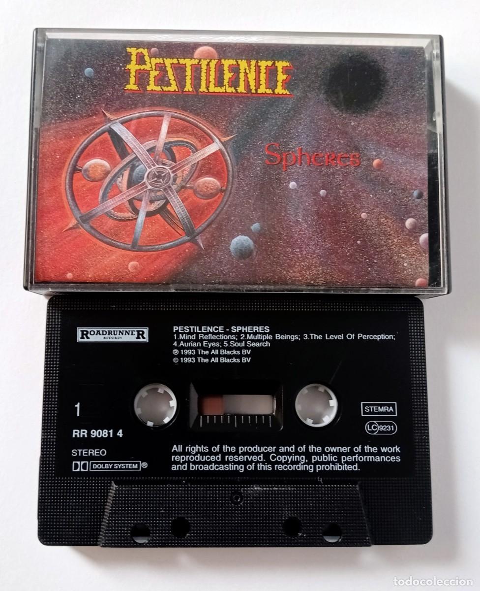 Casetes antiguos: CASSETTE PESTILENCE - SPHERES - Foto 1