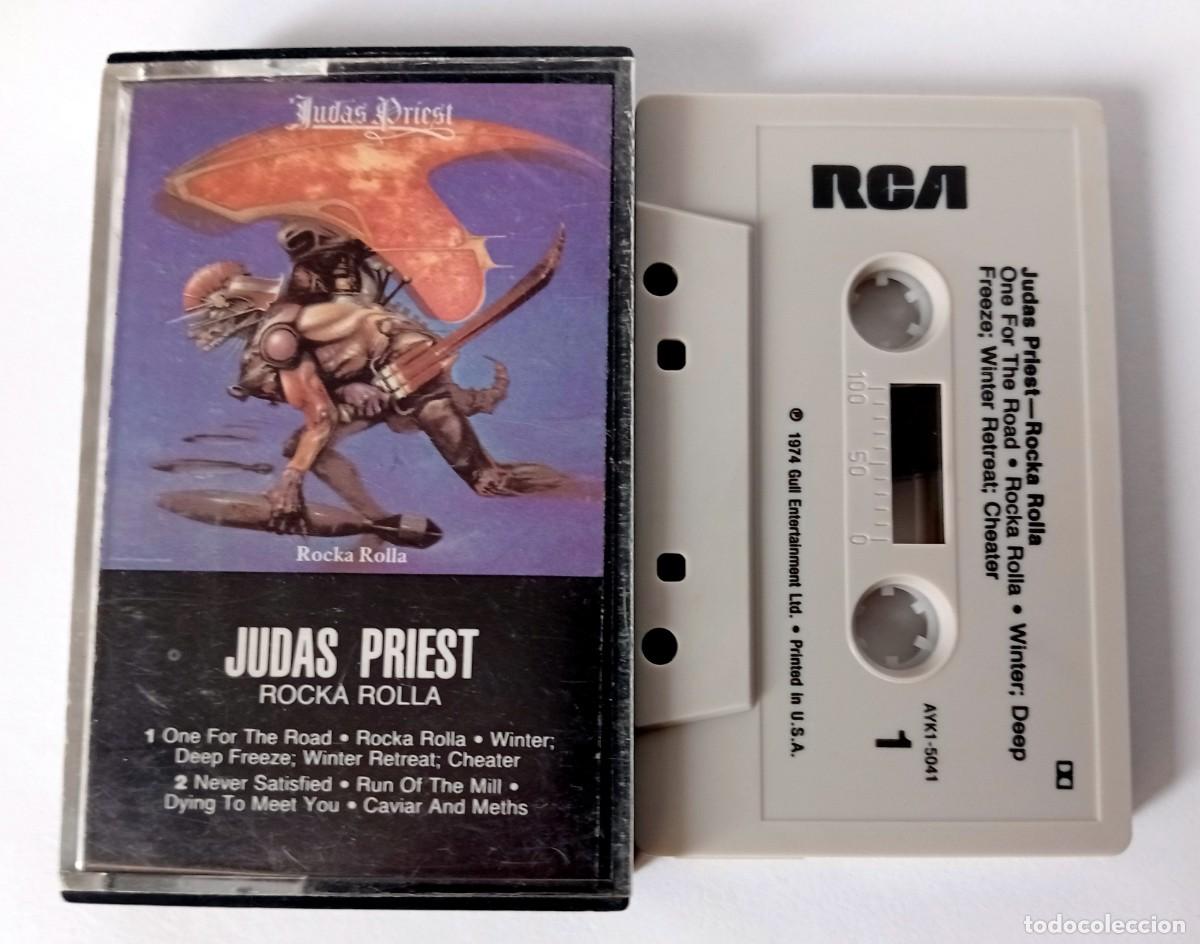 Casetes antiguos: CASSETTE JUDAS PRIEST - ROCKA ROLLA - Foto 1