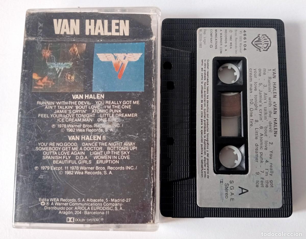 Casetes antiguos: CASSETTE VAN HALEN - VAN HALEN I & II - Foto 2